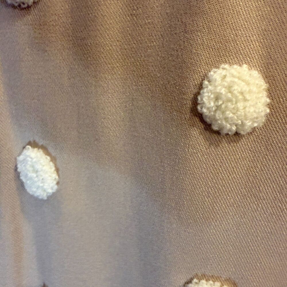 NWT Tank top Tan with White dots (3d) blu pepper size Large - Picture 4 of 5